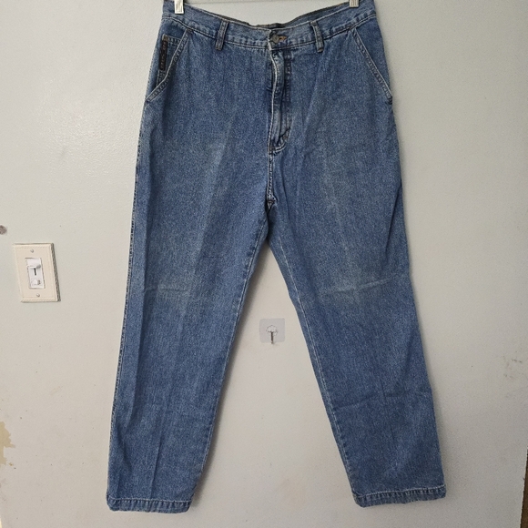 B.U.M. Equipment Baggy Tapered Jeans Mens Size 32 Hip Hop Y2K Grunge - Picture 2 of 8